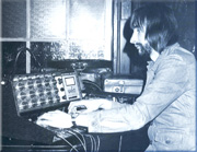 Steve Hall in the studio