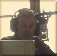 Peter O'Brien in the studio